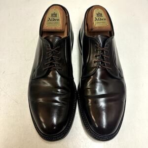 NEW HEELS Alden 990 Color 8 Shell Cordovan Plain Toe Blucher PTB Made in USA 9 D